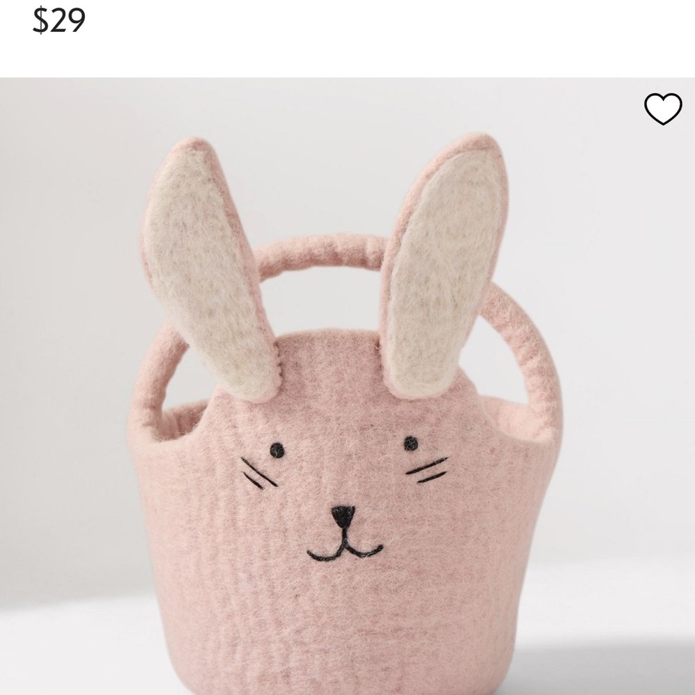 West Elm/Pottery Barn Felt Easter Basket